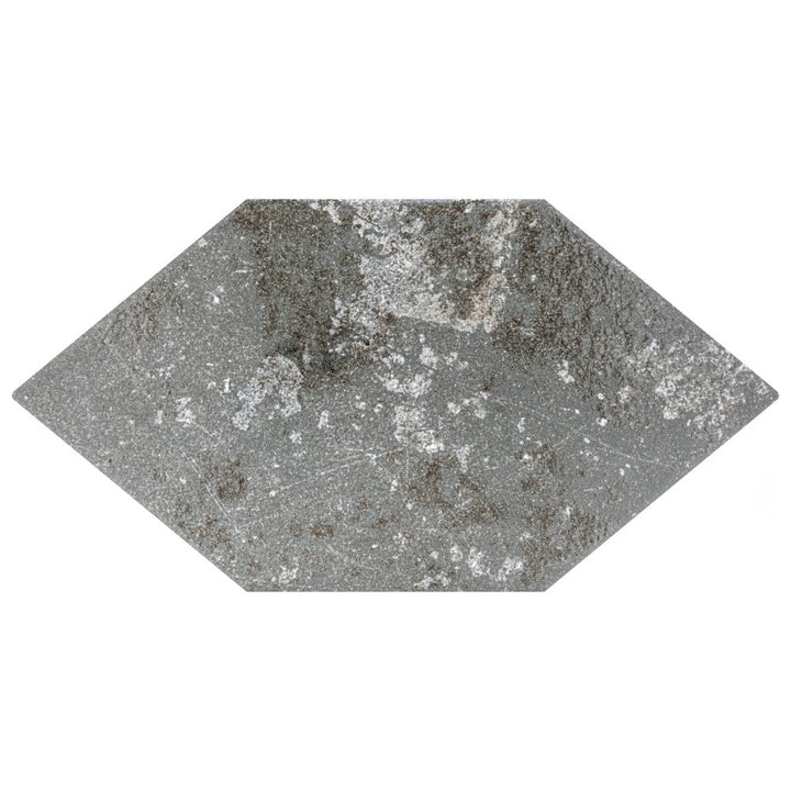 Affinity Tile Magma Kayak Grey 7-in x 13-in Multi-finish Porcelain Hexagon Floor and Wall Tile product image