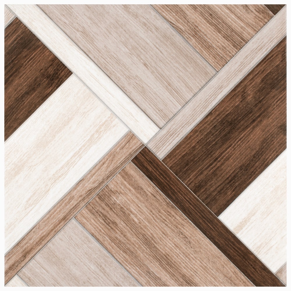 Affinity Tile Austina Natural 18-in x 18-in Glossy Ceramic Wood look Floor and Wall Tile product image