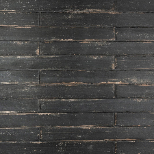 Affinity Tile Retro Nero 3-in x 24-in Matte Porcelain Wood look Floor and Wall Tile product image