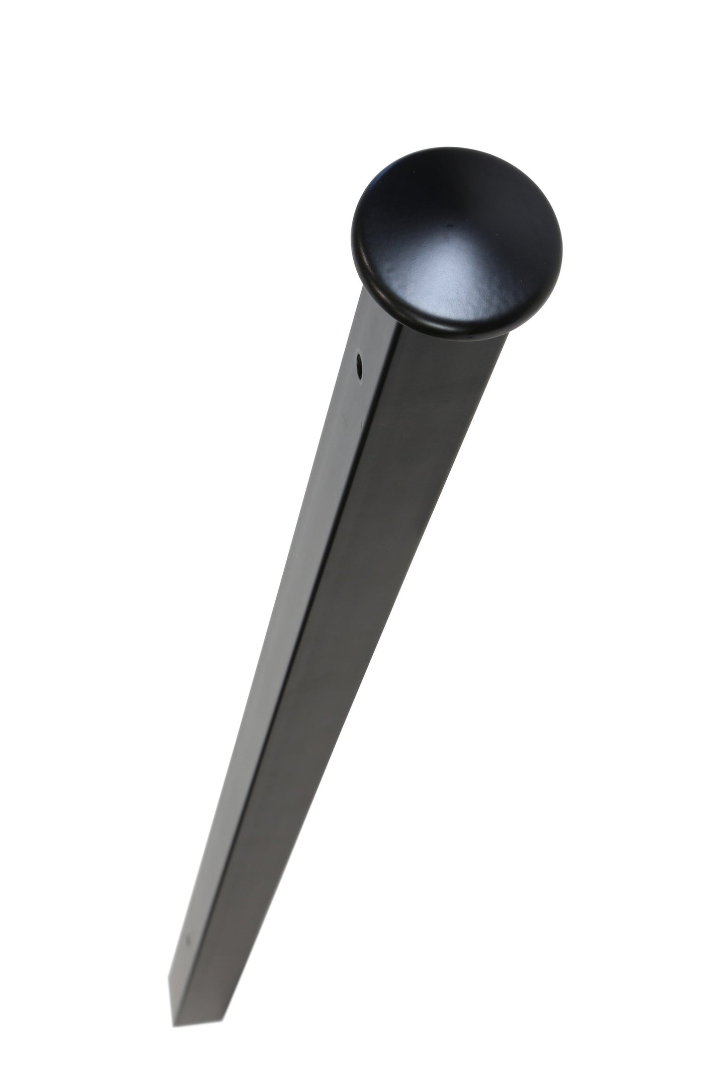 Gilpin Windsor 1.25-in x 1.25-in x 3-ft Black Metal Deck Post