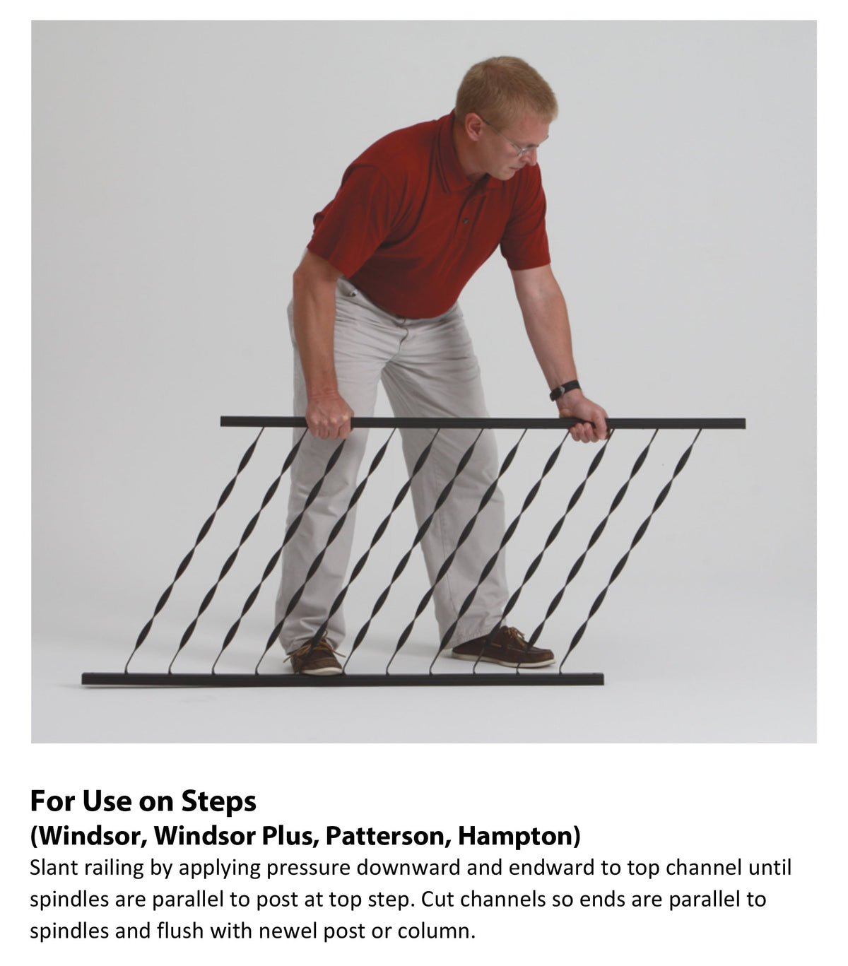 Gilpin Patterson 4-ft x 36-in Black Metal Deck Rail Kit