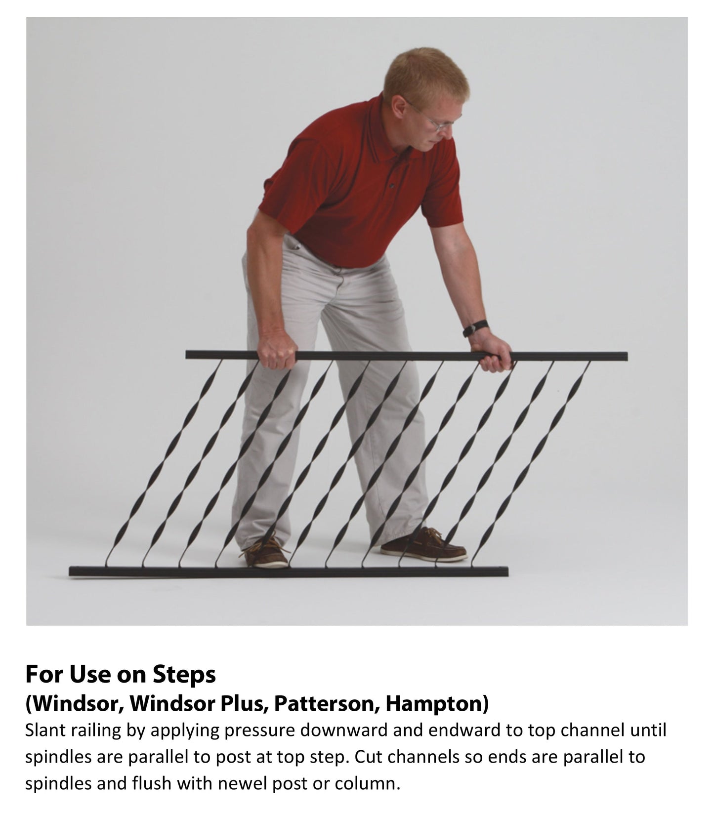 Gilpin Patterson 4-ft x 36-in Black Metal Deck Rail Kit