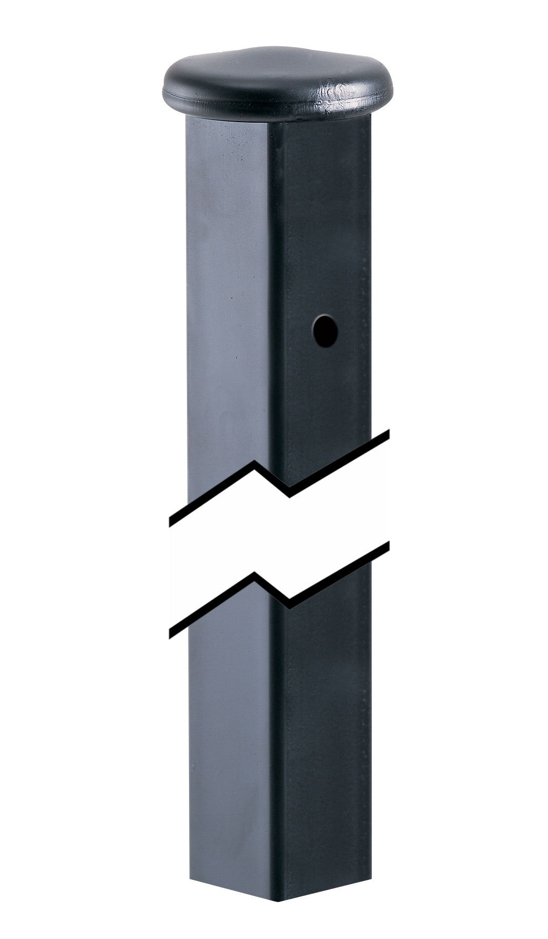 Gilpin Patterson 1.25-in x 1.25-in x 4-ft Black Metal Deck Post
