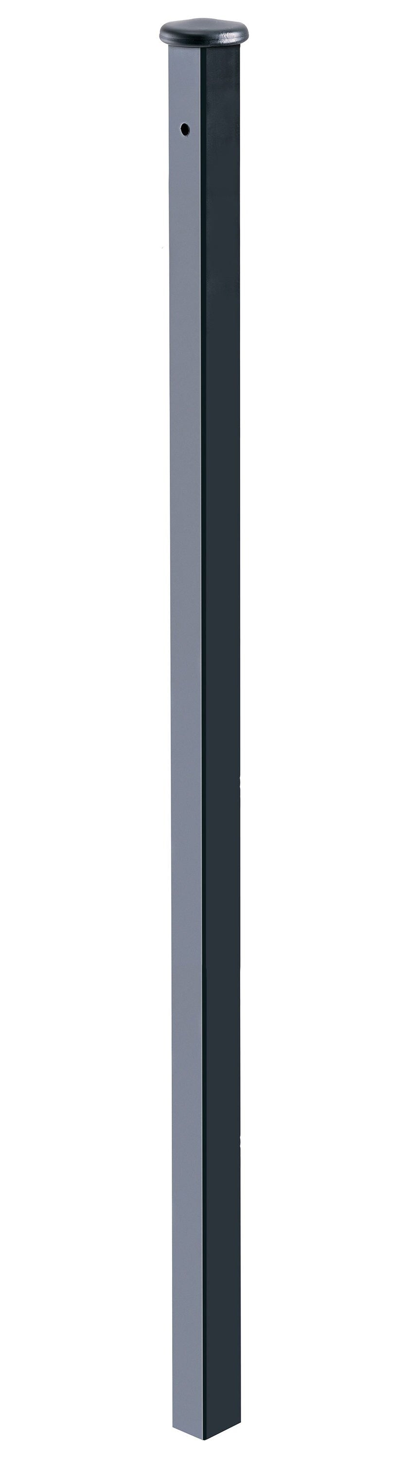 Gilpin Patterson 1.25-in x 1.25-in x 4-ft Black Metal Deck Post