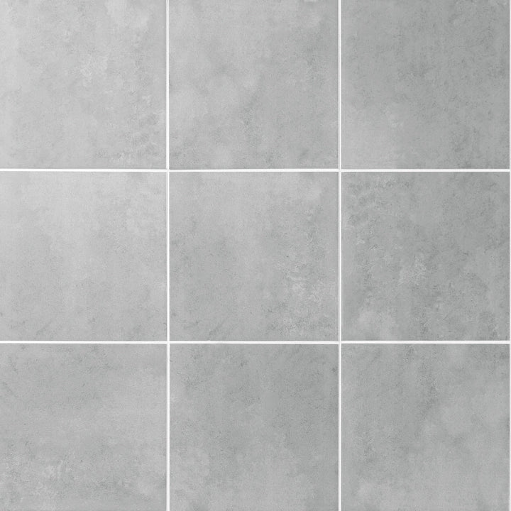 Artmore Tile Elizabeth Sutton Art Terra Gray 8-in x 8-in Matte Porcelain Encaustic Floor and Wall Tile product image