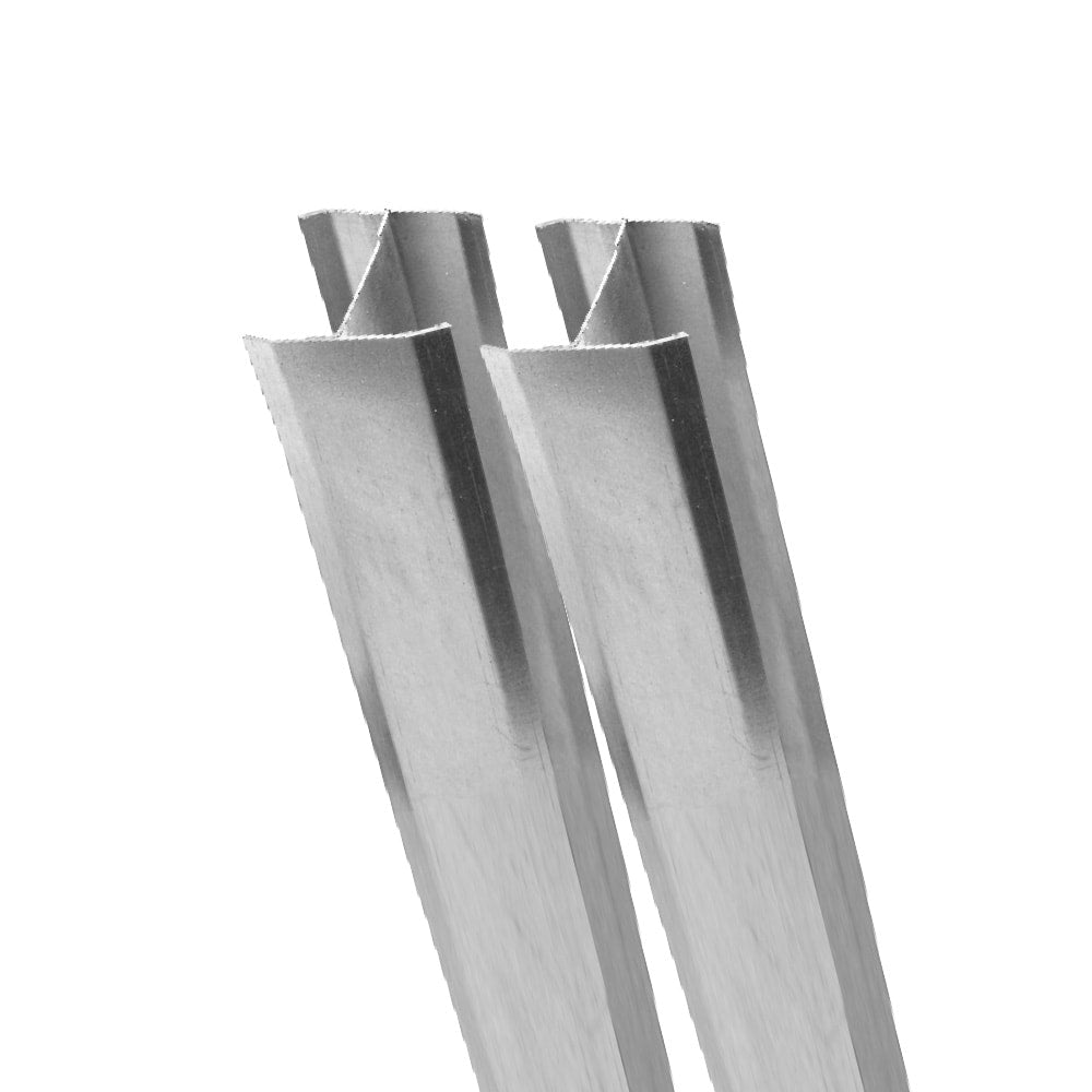 Freedom 70-in Silver Metal Top Rail For Vinyl Fence 2-Pack