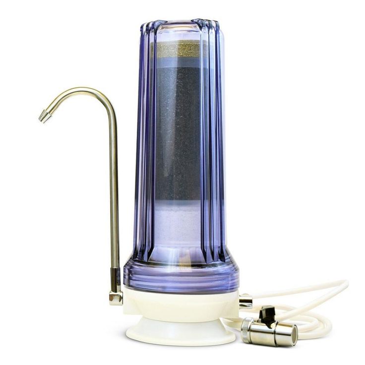 Premium 7-Stage Counter Top Water Filtration System in Clear