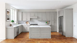 allen + roth Stonewall 33-in W x 34.5-in H x 24-in D Stone Diagonal Corner Base Fully Assembled Cabinet (Flat Panel Shaker Style)