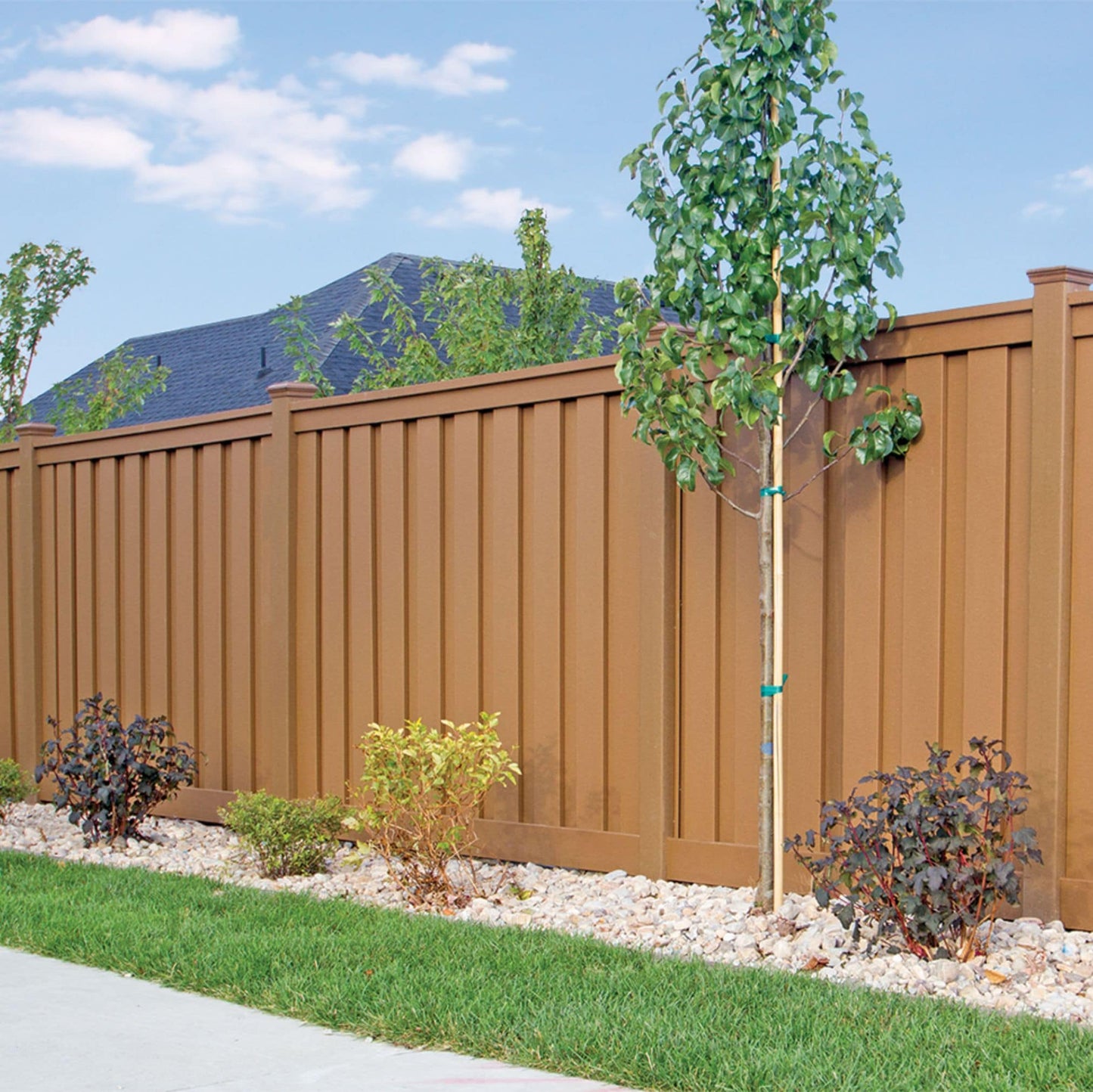 Trex Fencing 1-in x 6-in W x 6-ft H Saddle Composite Fence Picket