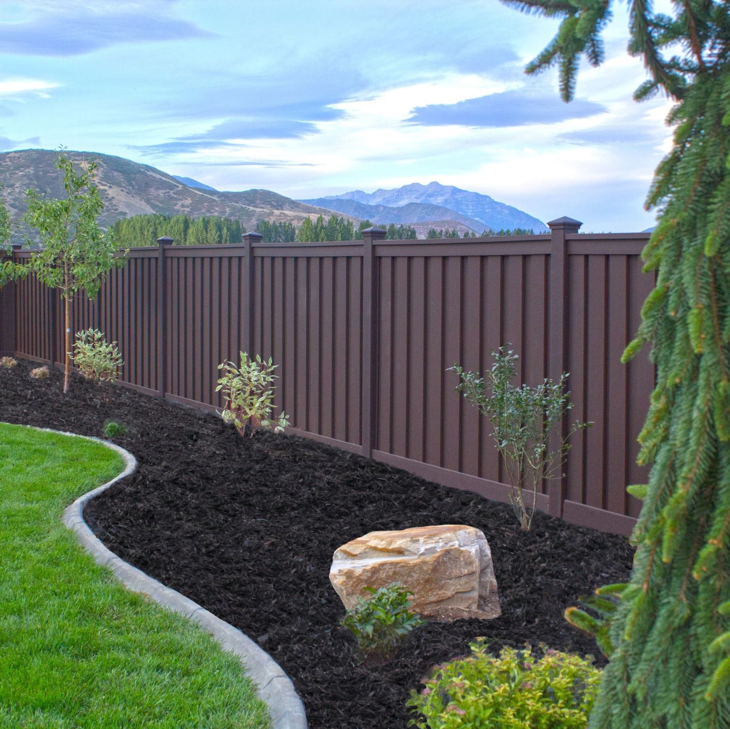 Trex Fencing 1-in x 6-in W x 8-ft H Woodland Brown Composite Fence Picket