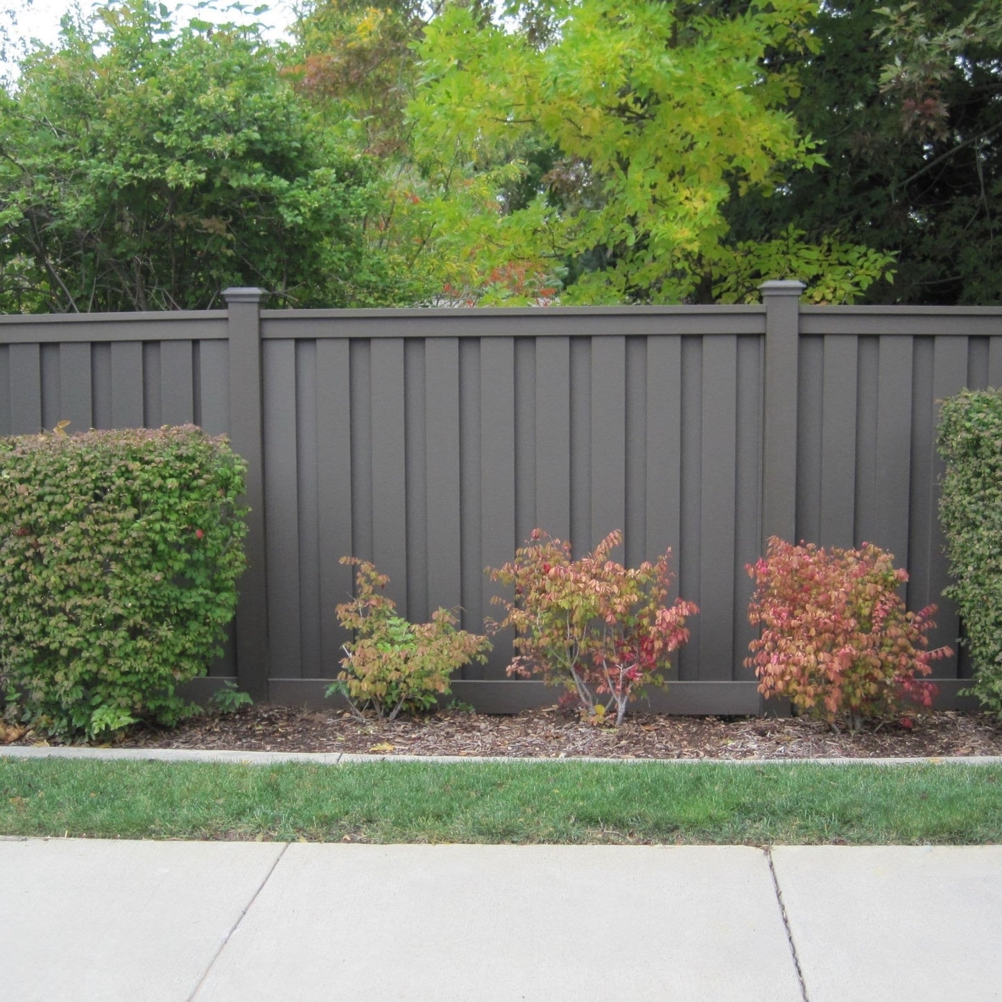 Trex Fencing 5-in x 5-in W x Winchester Grey Composite Fence with Post Cap