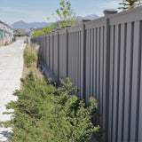 Trex Fencing 8-ft H x 8-ft W 3-Pack Winchester Grey Board-on-board Privacy Composite Fence Panel