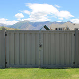 Trex Fencing Seclusions 6-ft H x 8-ft W Winchester Grey Residential Composite Fence Gate with Hardware