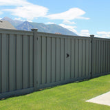 Trex Fencing Seclusions 6-ft H x 8-ft W Winchester Grey Residential Composite Fence Gate with Hardware