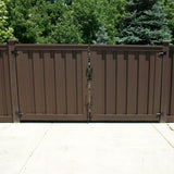 Trex Fencing Seclusions 6-ft H x 10-ft W Woodland Brown Residential Composite Fence Gate with Hardware
