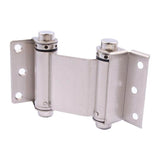 3 in. x 3 in. Satin Nickel Double-Action Spring Door Hinge
