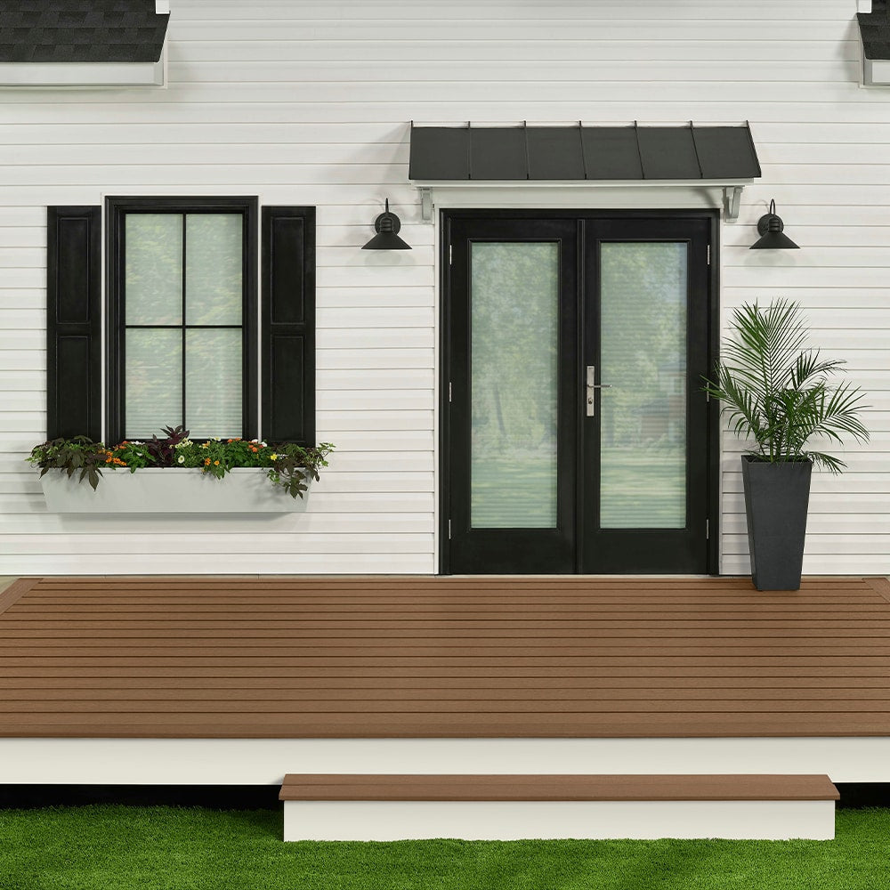 Trex Enhance Basics 1-in x 6-in x 20-ft Saddle Square Composite Deck Board