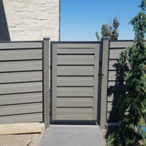 Trex Fencing Horizons 6-ft H x 4-ft W Winchester Grey Residential Composite Fence Gate with Hardware