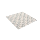 Apollo Tile (Sample) Sparta Gray 4-in x 4-in Polished Marble Basketweave Patterned Floor and Wall Tile