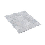 Apollo Tile Sparta Gray 11-in x 11-in Polished Natural Stone Marble Basketweave Patterned Floor and Wall Tile (4.13-sq. ft/ Carton)