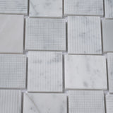 Apollo Tile Sparta Gray 11-in x 11-in Polished Natural Stone Marble Basketweave Patterned Floor and Wall Tile (4.13-sq. ft/ Carton)