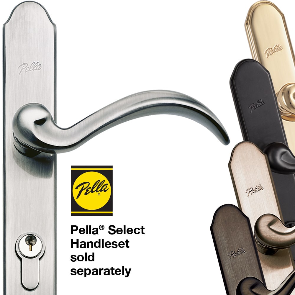 Pella Rolscreen 36-in x 81-in Poplar White Full-View Aluminum Storm Door with Retractable Screen