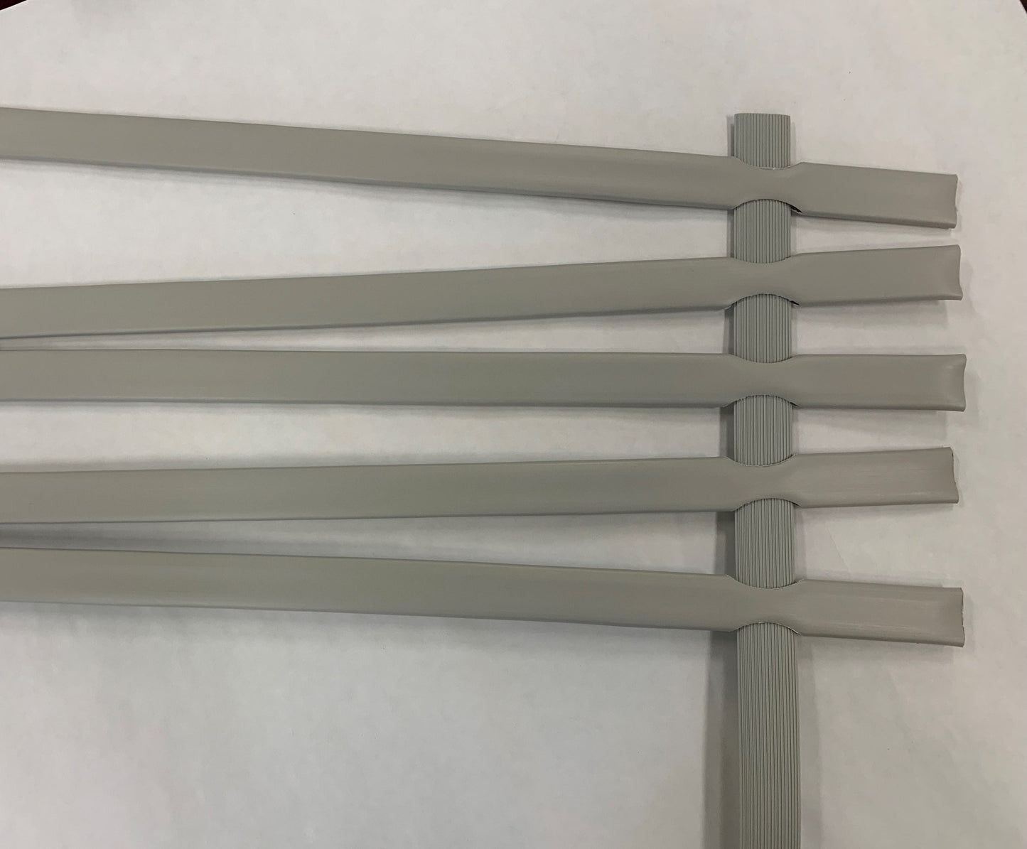 Pexco 5-ft H x 1-in W Gray Hdpe Chain Link Fence Slat 82-Pack