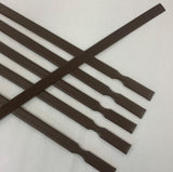 Pexco 5-ft H x 1-in W Brown Hdpe Chain Link Fence Slat 82-Pack