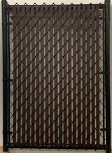 Pexco 5-ft H x 1-in W Brown Hdpe Chain Link Fence Slat 82-Pack