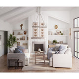 Progress Lighting Galloway 6-Light Brushed Nickel Farmhouse Chandelier