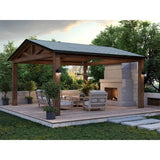 Progress Lighting Swansea 5-Light Matte Black Transitional Outdoor Chandelier