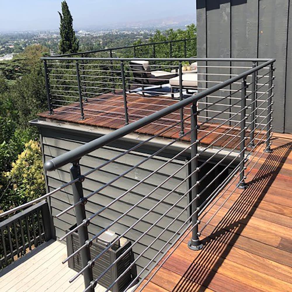 DOLLE 3/8-in x 79-in Prova Stainless Steel Round Deck Baluster (10-Pack)
