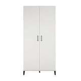 Ameriwood Home Flex 35.67-in W x 76.65-in H x 15.39-in D Freestanding Composite Wood Garage Cabinet in White