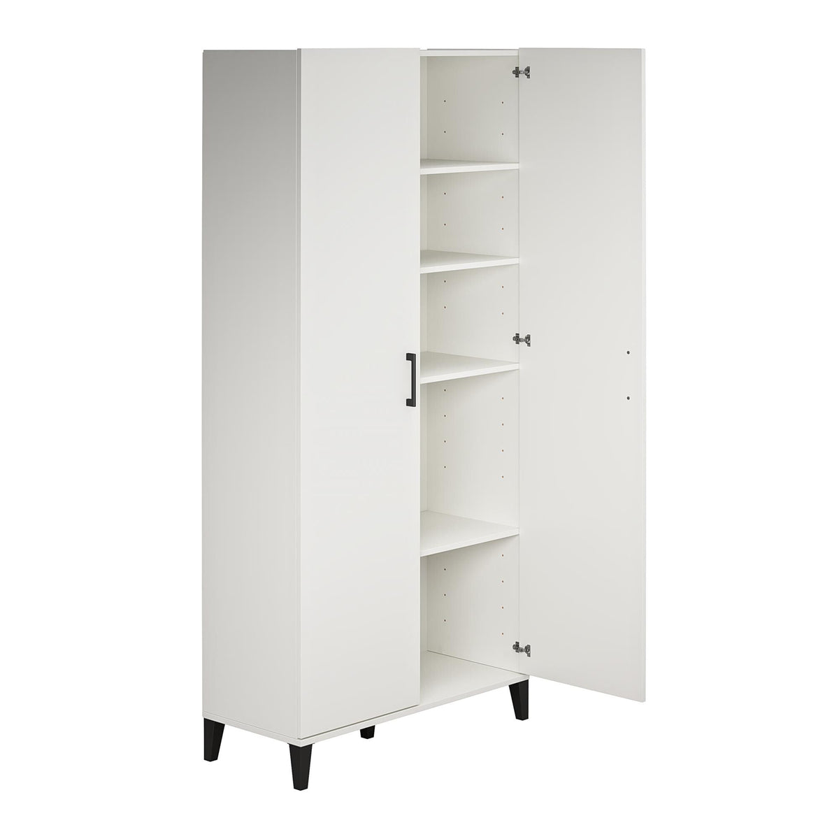 Ameriwood Home Flex 35.67-in W x 76.65-in H x 15.39-in D Freestanding Composite Wood Garage Cabinet in White