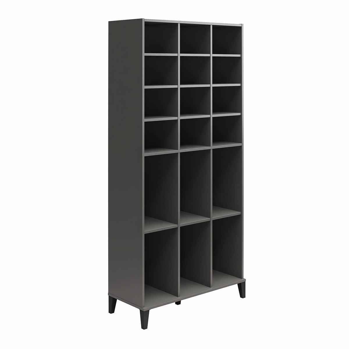 Ameriwood Home Flex 35.67-in W x 76.65-in H x 15.39-in D Freestanding Composite Wood Garage Cabinet in Gray