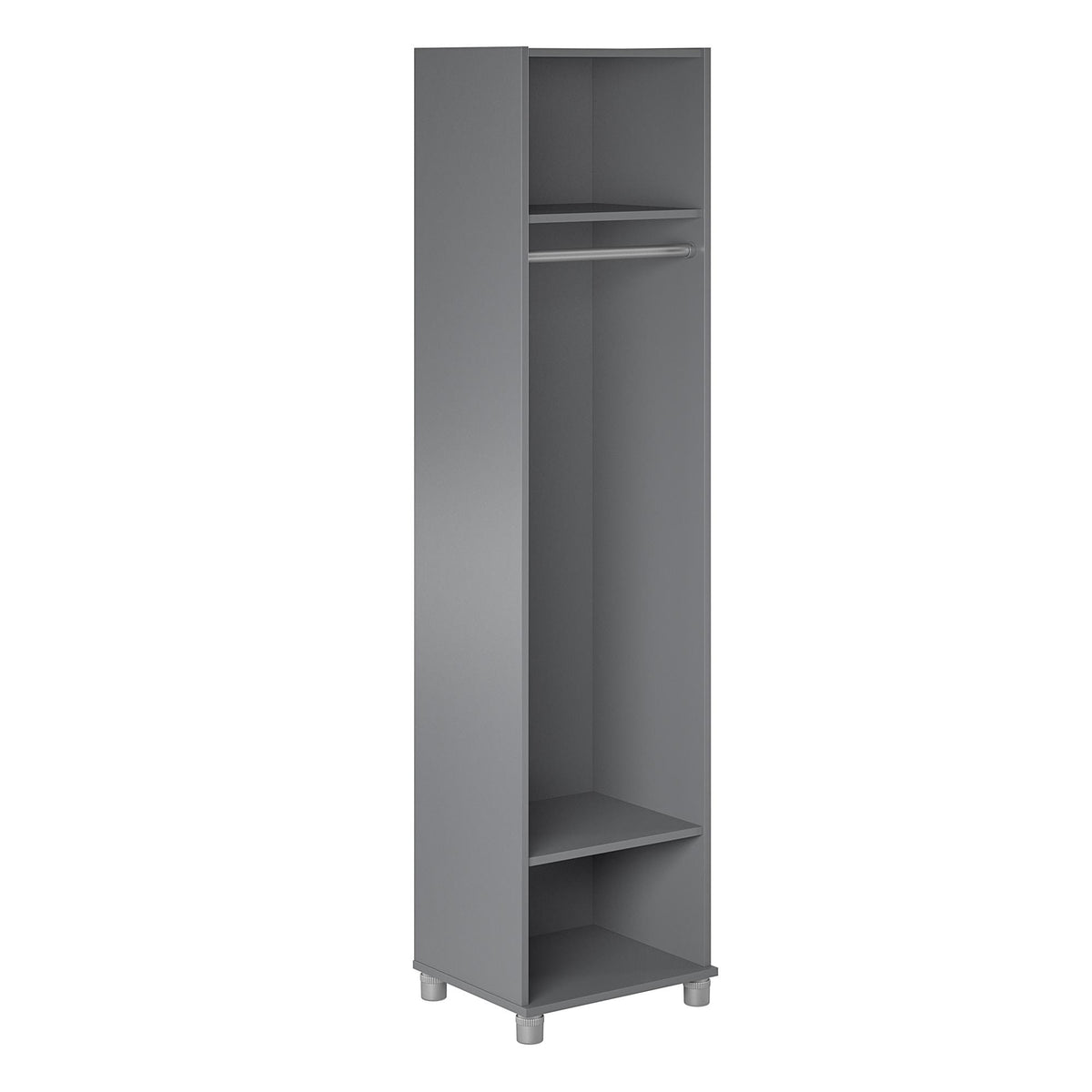 Ameriwood Home Camberly 18.23-in W x 74.25-in H x 15.4-in D Freestanding Composite Wood Garage Cabinet in Gray