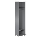 Ameriwood Home Camberly 18.23-in W x 74.25-in H x 15.4-in D Freestanding Composite Wood Garage Cabinet in Gray