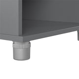 Ameriwood Home Camberly 18.23-in W x 74.25-in H x 15.4-in D Freestanding Composite Wood Garage Cabinet in Gray