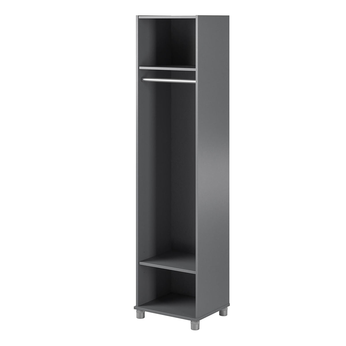 Ameriwood Home Camberly 18.23-in W x 74.25-in H x 15.4-in D Freestanding Composite Wood Garage Cabinet in Gray