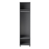 Ameriwood Home Camberly 18.23-in W x 74.25-in H x 15.4-in D Freestanding Composite Wood Garage Cabinet in Gray