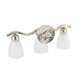 Portfolio Paces 3-Light Brushed Nickel Modern/Contemporary Vanity Light, 19.2-in Wide