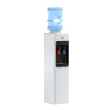 300 Series Slimline Top Loading Water Cooler Water Dispenser - Hot and Cold Water - White