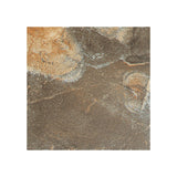 American Olean Kendal Slate 15-Pack Carlisle Black 12-in x 12-in Glazed Porcelain Stone Look Floor and Wall Tile