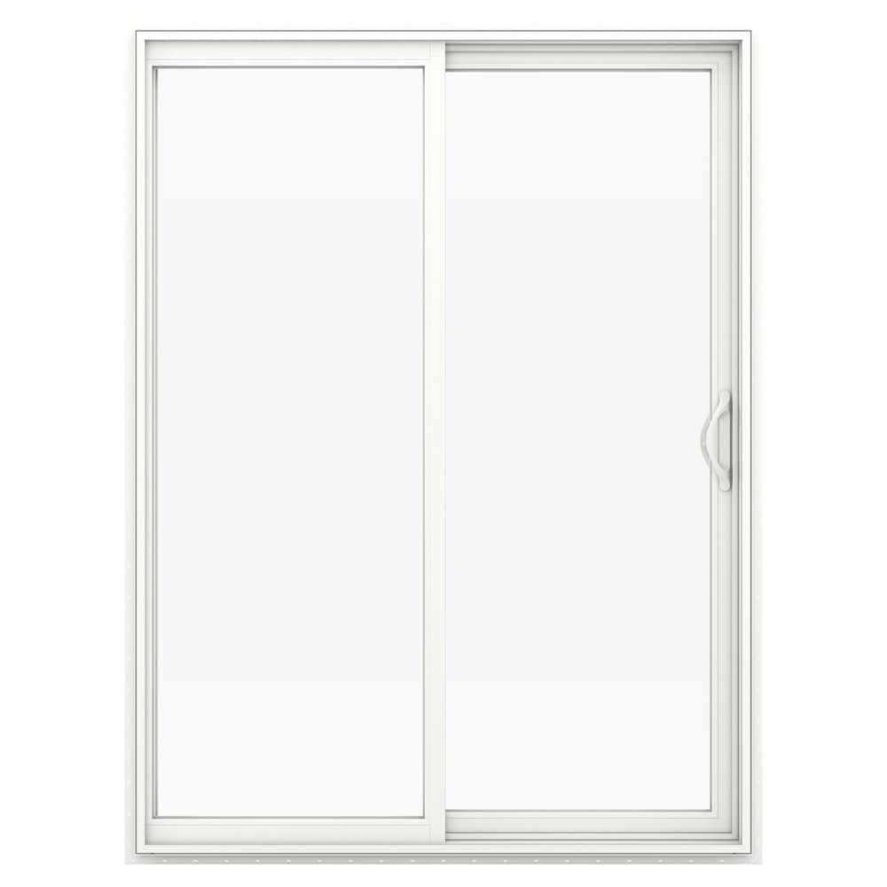 JELD-WEN 60-in x 80-in Vinyl Sliding, Right-hand sliding – primary product view