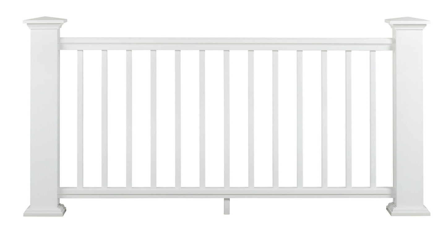 TimberTech Classic Composite Premier 6-ft x 36-in White Composite Deck Rail Kit