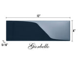 Giorbello Classic Premium Midnight Blue 4-in x 12-in Glossy Glass Subway Wall Tile (5-sq. ft/ Carton)