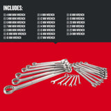 CRAFTSMAN 20-Piece 12-Point Metric Standard Combination Wrench Set