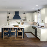 allen + roth Aveley 24-in W x 18.125-in H x 12-in D Linen Wall Fully Assembled Cabinet (Flat Panel Shaker Door Style)