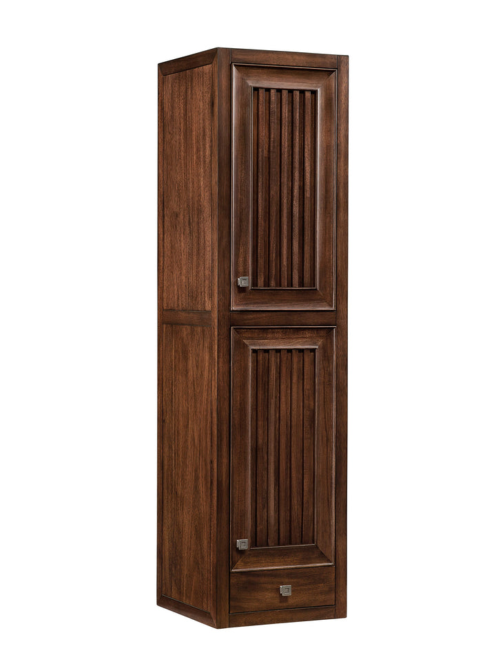 James Martin Vanities Athens 14.8-in x 57.8-in x 14.9-in Mid Century Acacia Soft Close Bathroom Wall Cabinet