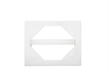 James Martin Vanities Addison 14.9-in x 10.6-in x 11.9-in Glossy White Soft Close Bathroom Wall Cabinet